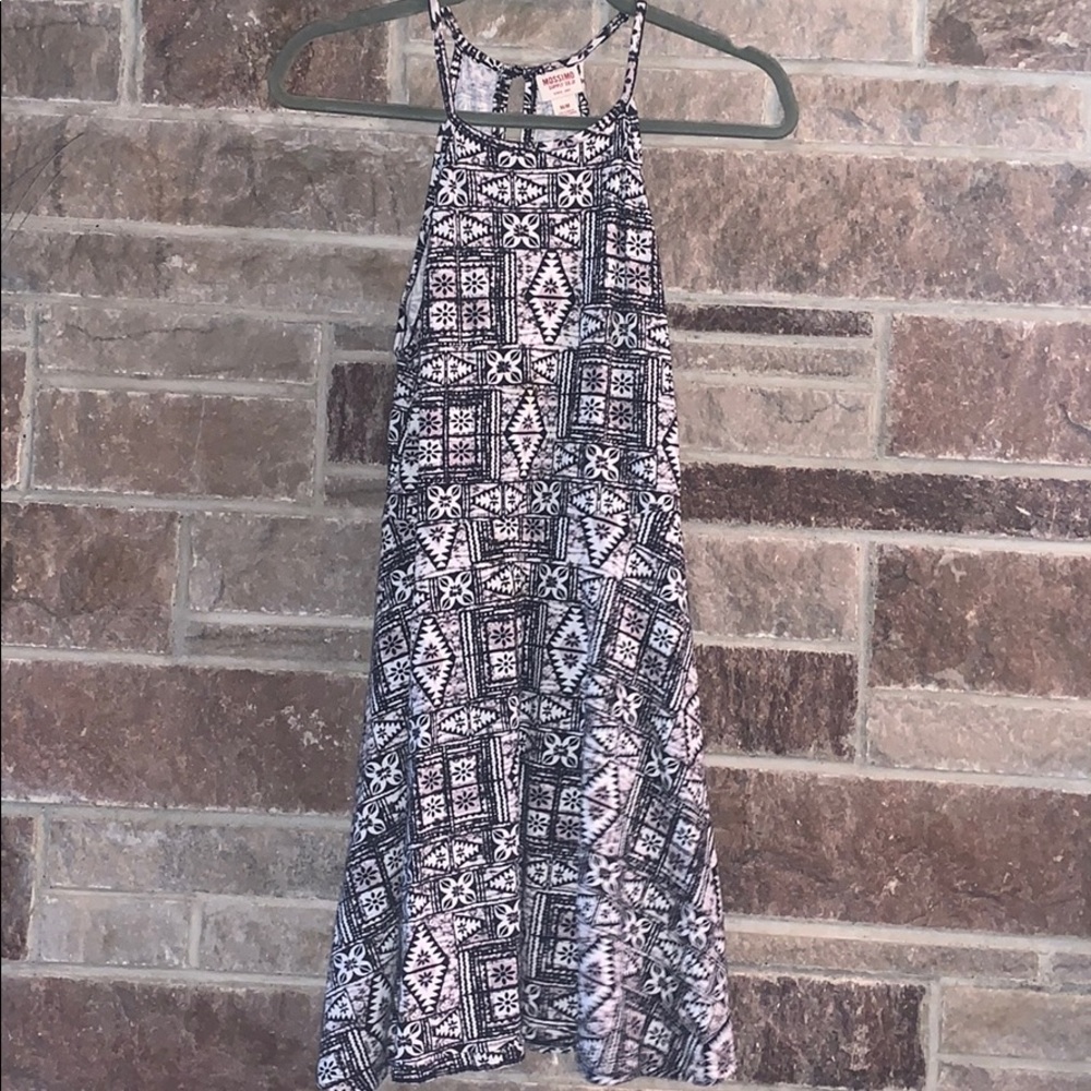 Black and white dress